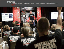 Tablet Screenshot of itfactorlive.com